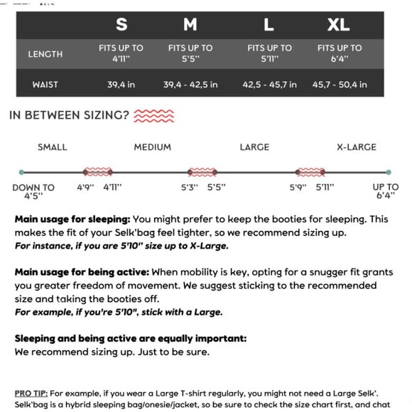 Selk' Bag Suit, Green, Large - Picture 4 of 4